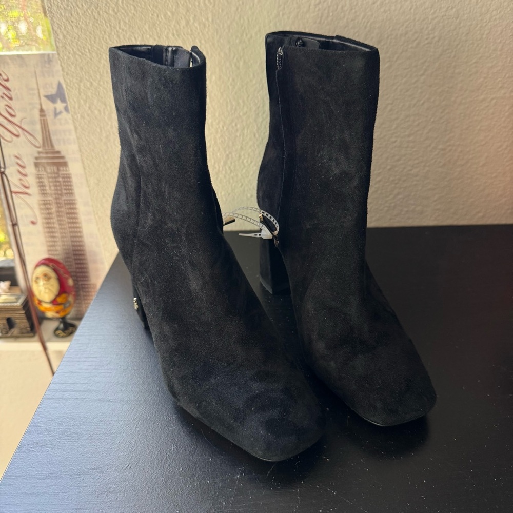 NWT SAM EDELMAN CODIE ANKLE BLACK BOOTIE Sz 6 (NO original box) - Picture 10 of 13